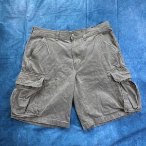 Cargo‎ Shorts Gray Floral Camo Utility Tactical Hiking Work Size 36